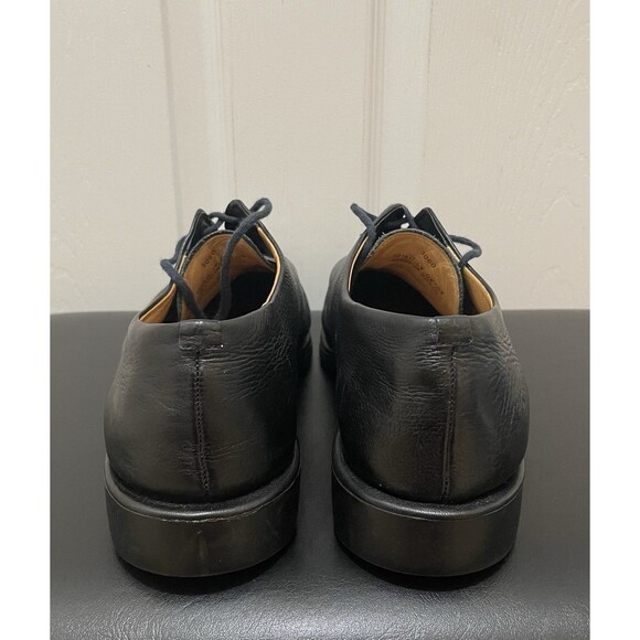 Men’s Sandro Moscolloni Vineyard Black Lace Up Leather Oxford Shoes 10.5 D Black - Picture 7 of 10